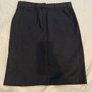 MNG Mango Black Skirt Subtle Pinstripe Size 4 Women’s Career New w/ damaged tag